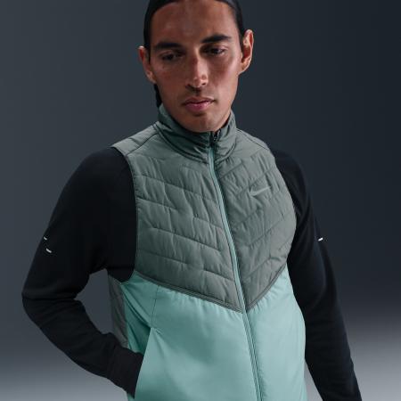Nike Therma-FIT Repel hardloopbodywarmer met synthetische vulling voor heren - Grijs