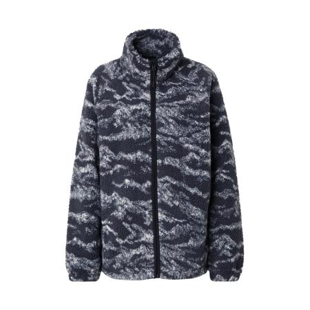 4F Functionele fleece jas marine / wit