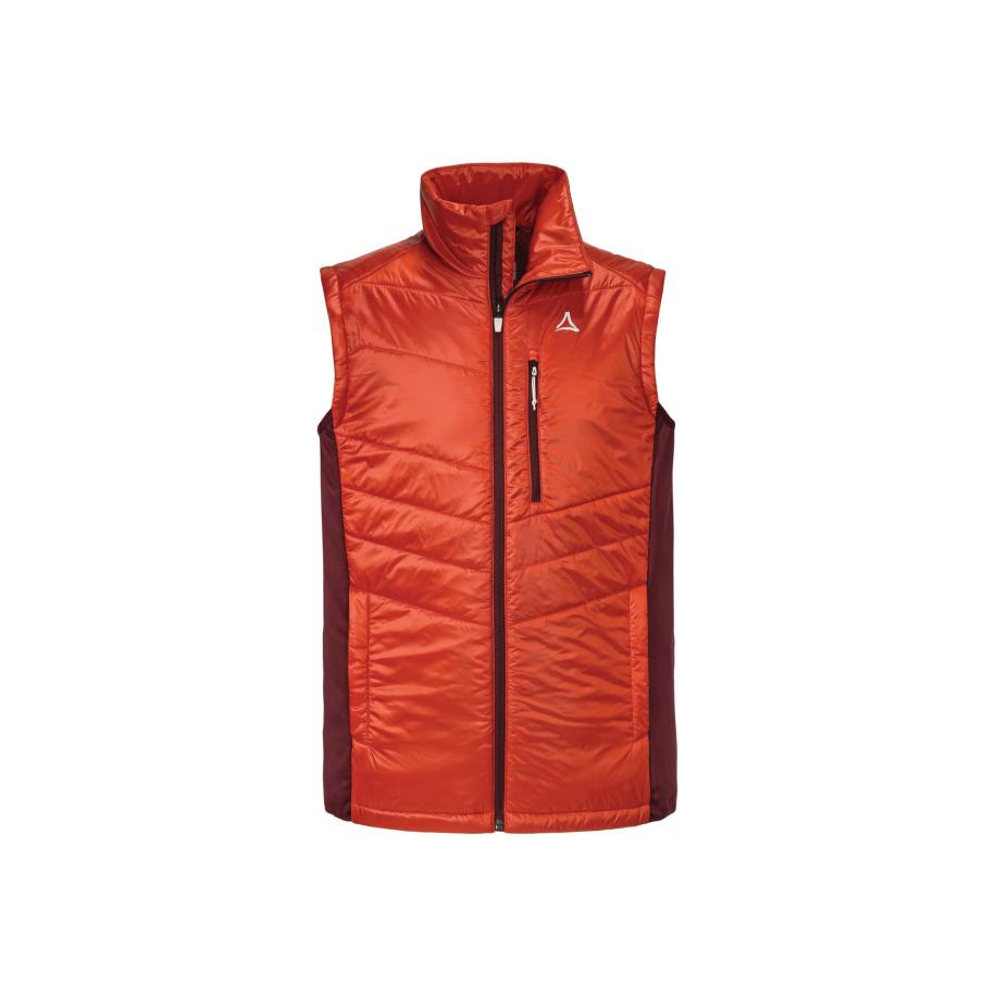 Schöffel Schöffel Sportbodywarmer Stams oranje / wit -