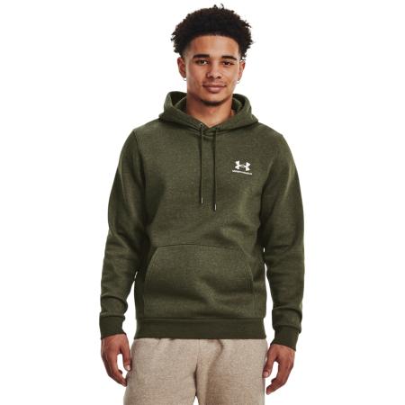 Herenhoodie Under Armour Icon Fleece Marine OD Groente / Wit XXL