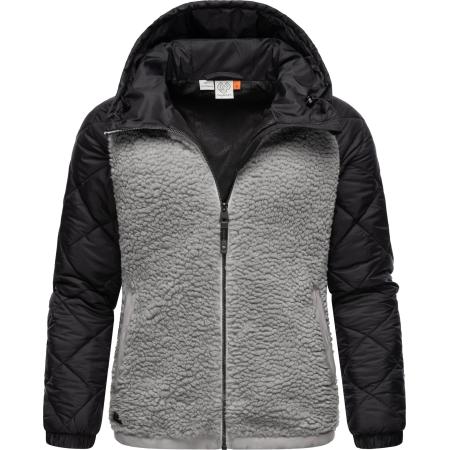 Ragwear Ragwear Functionele fleece jas Leeloo grijs / zwart