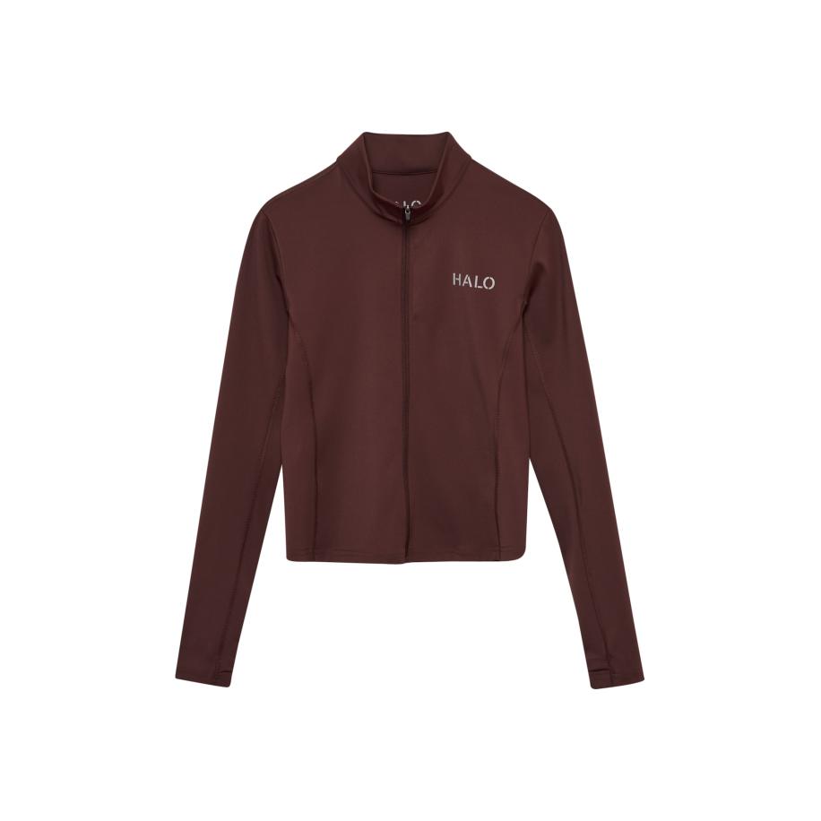 HALO Trainingsjack bruin / lichtgrijs Bruin