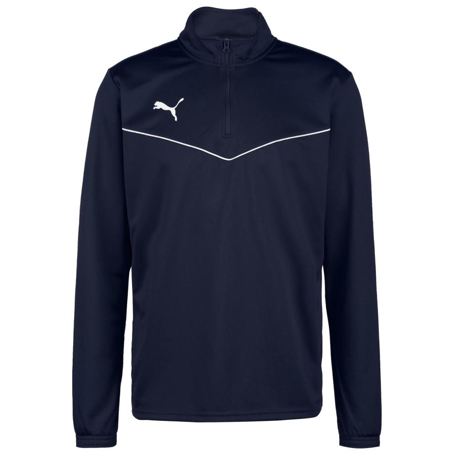 Puma PUMA Sportsweatshirt TeamRise marine / wit -