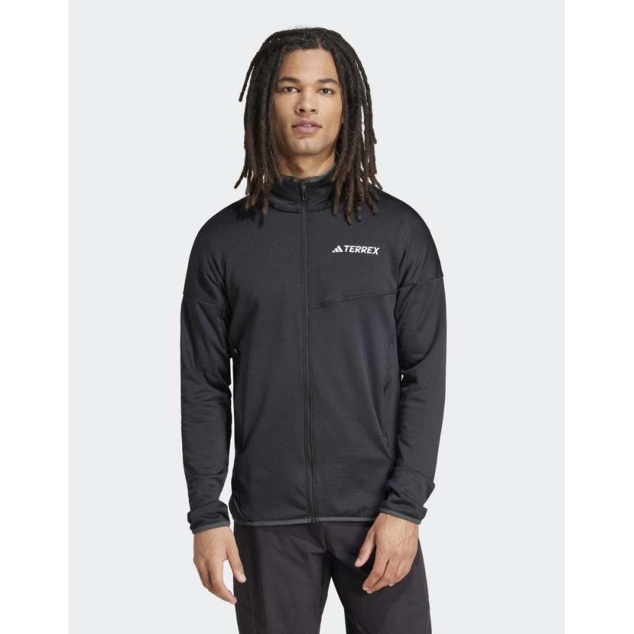 adidas - Terrex Xperior Climawarm - Licht jack van fleece in zwart Zwart