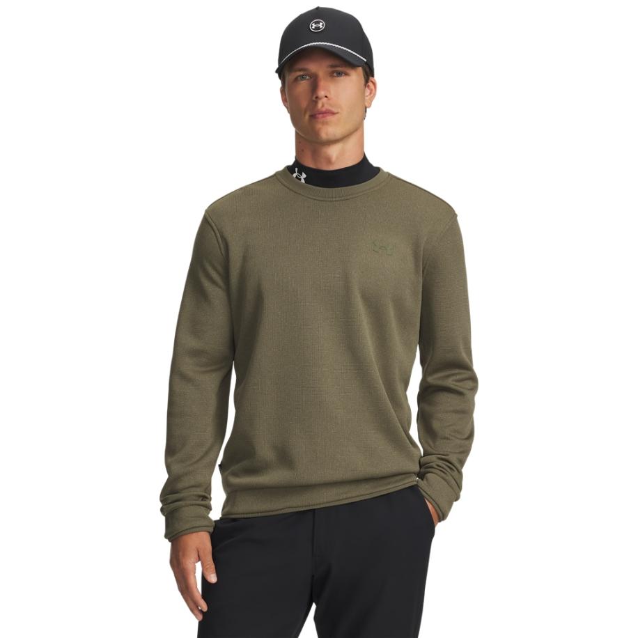 Under Armour SweaterFleece herenshirt met ronde hals Marine OD Groente / Marine OD Groente XL Groen