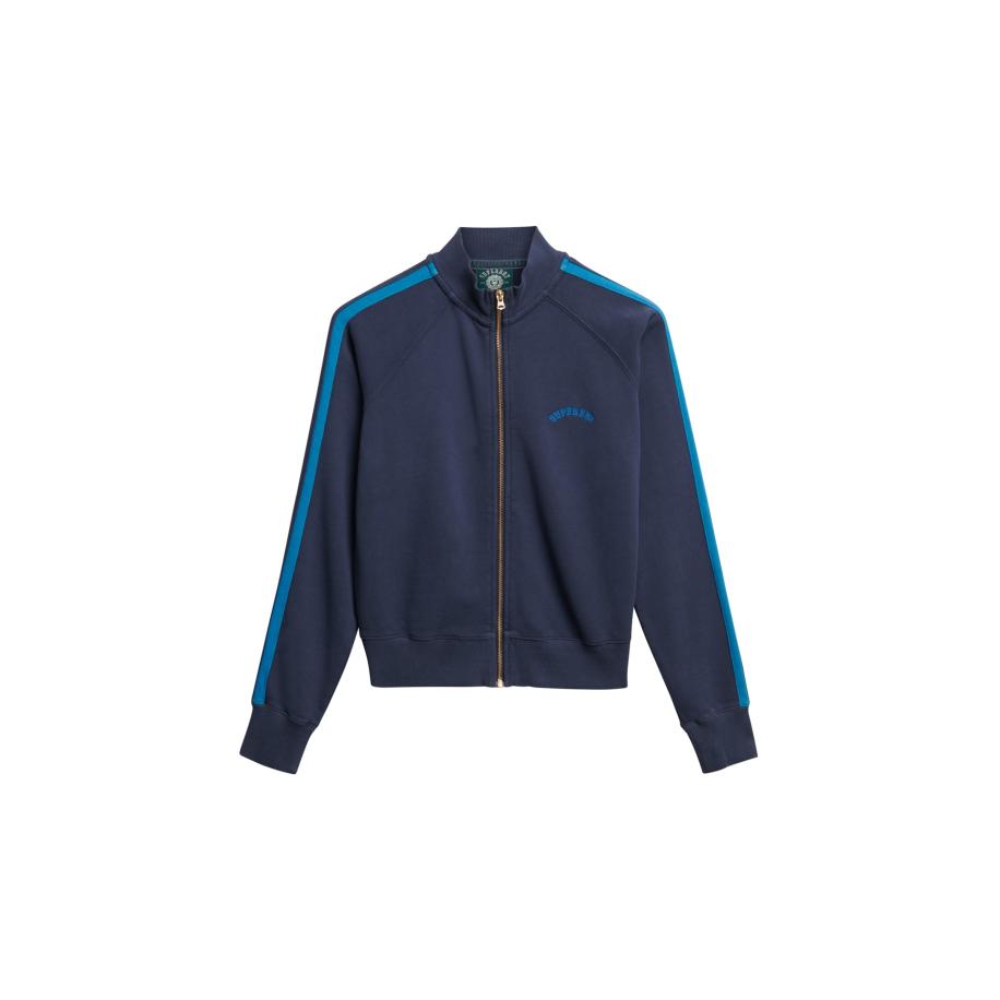 Superdry Trainingsjack blauw / marine Blauw