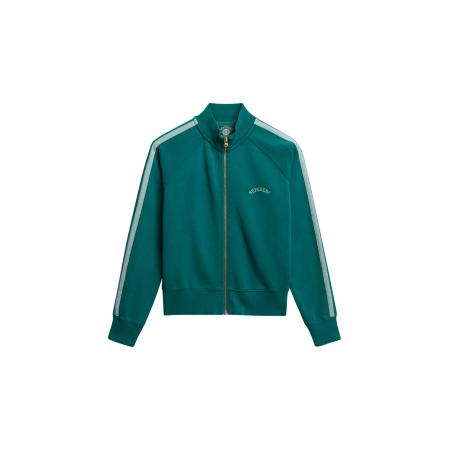 Superdry Trainingsjack spar / wit