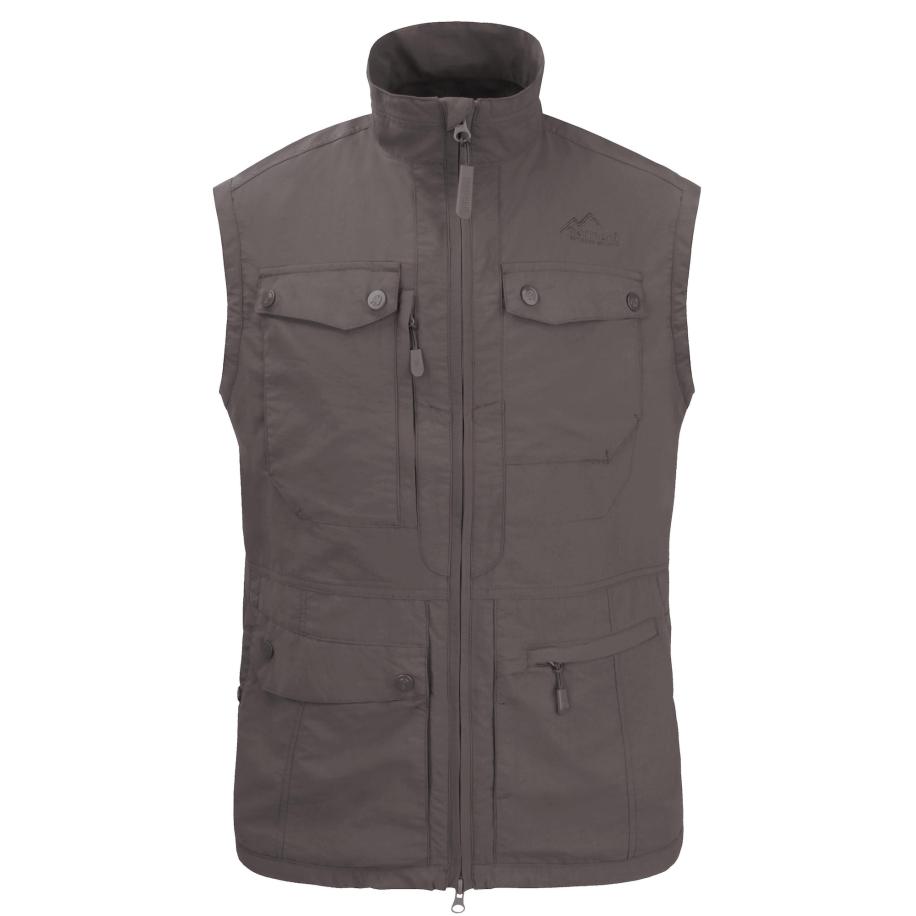 normani normani Sportbodywarmer Kudu donkergrijs -