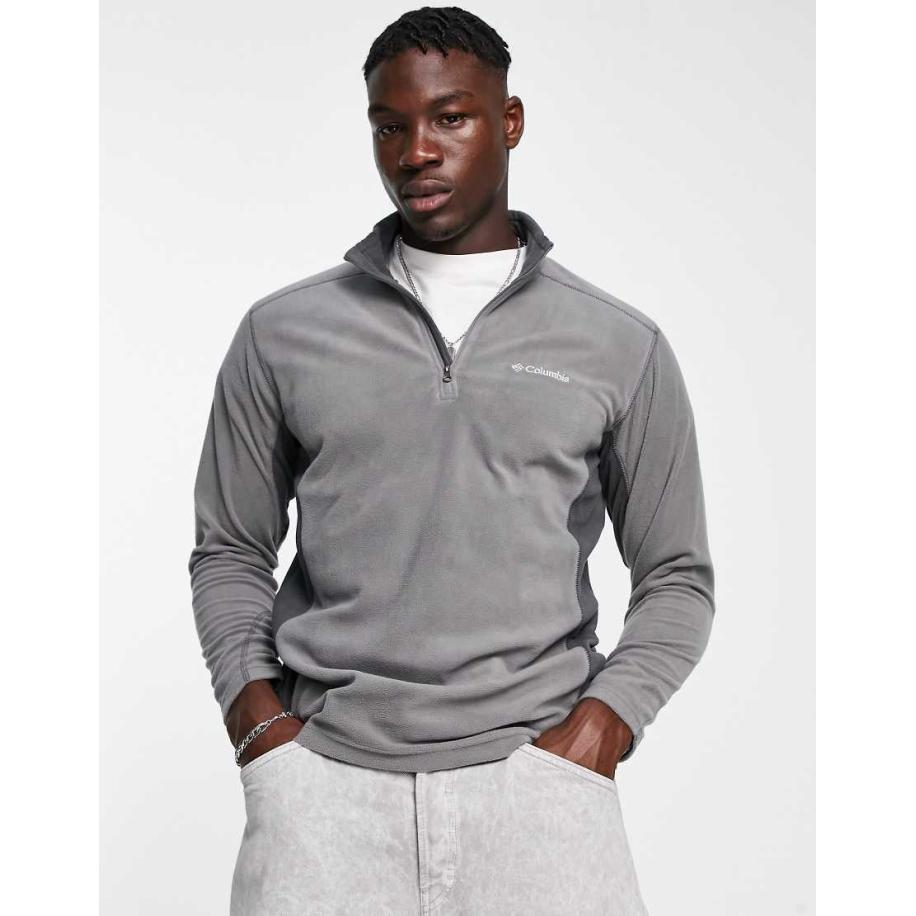 Columbia - Klamath Range II - Fleece met halve rits in grijs Grijs