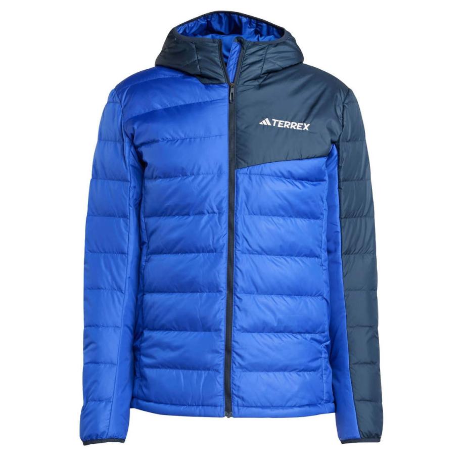 adidas - Terrex - Licht gewatteerd jack met capuchon in blauw Blauw