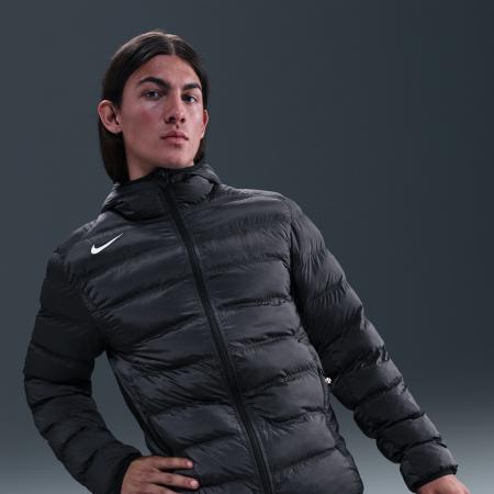 Nike Total 90 Therma-FIT gewatteerd voetbaljack voor heren - Zwart