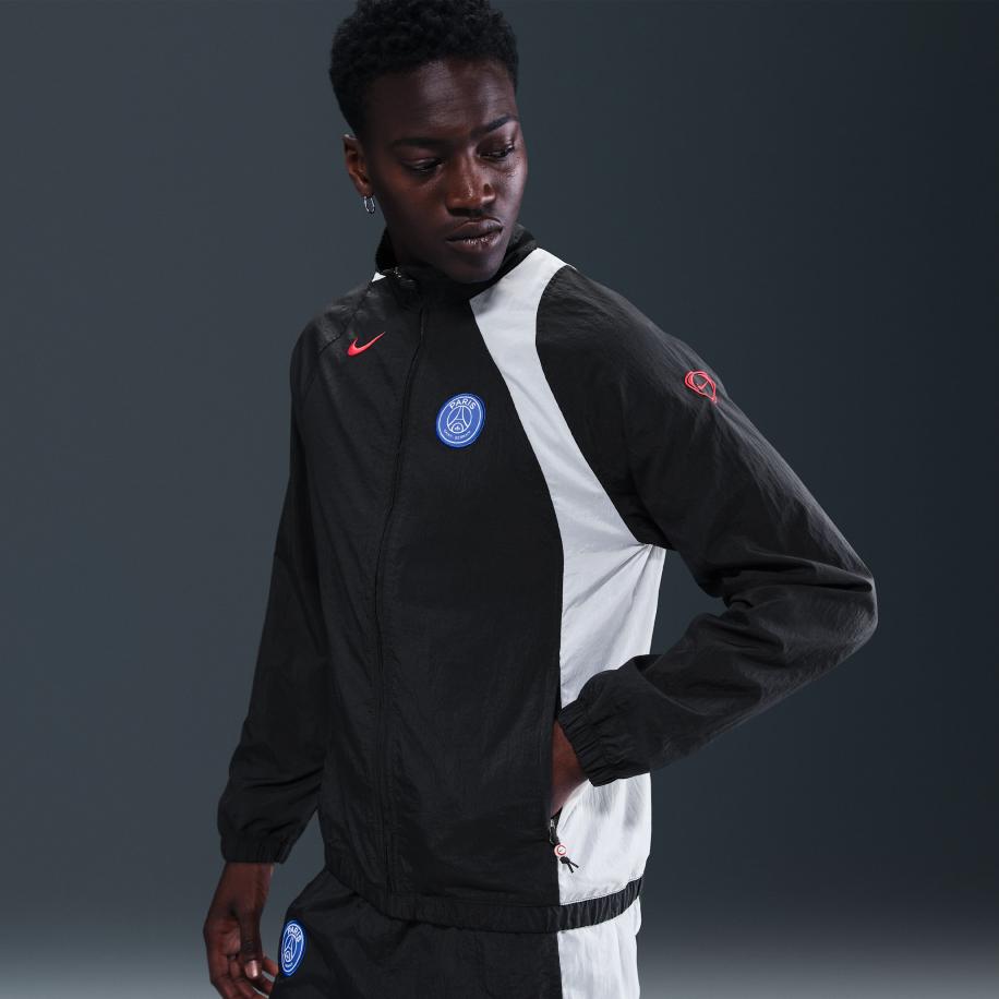 Paris Saint-Germain Nike Football Total 90 voetbaltrainingsjack voor heren - Zwart Zwart
