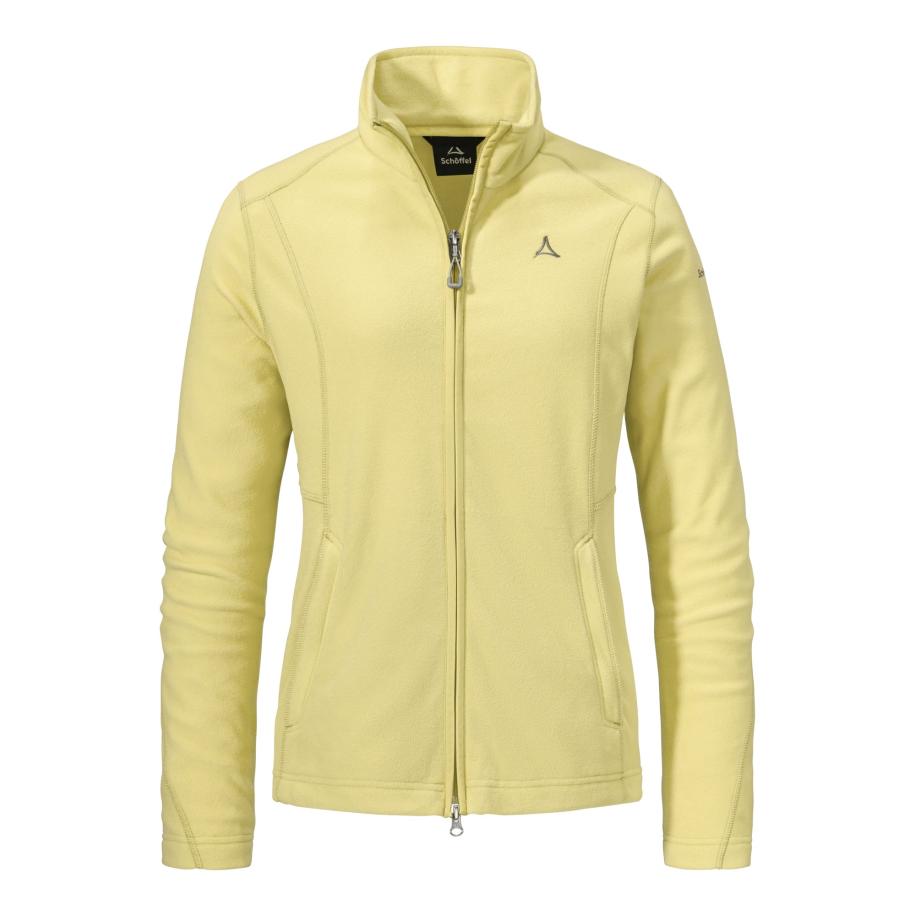 Schöffel Schöffel Functionele fleece jas Leona3 lichtgeel -