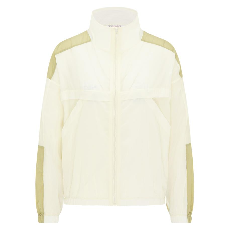MyMo ATHLSR myMo ATHLSR Sportjas olijfgroen / wolwit -