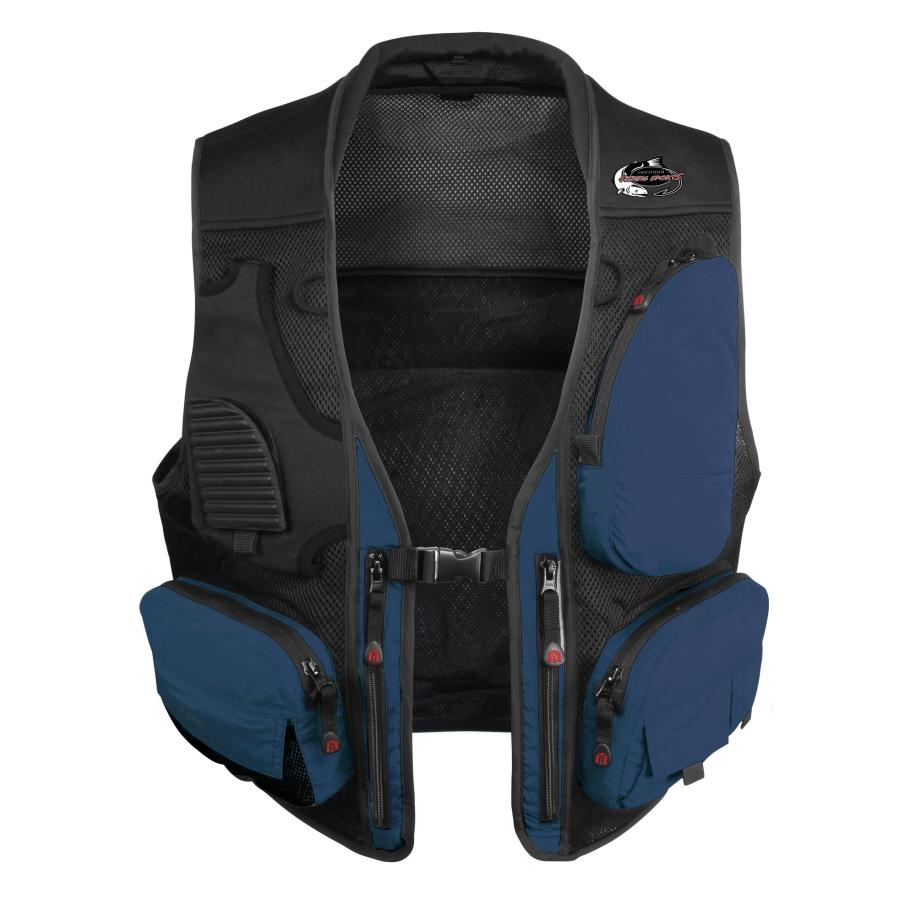 normani normani Sportbodywarmer Fisher blauw / zwart -