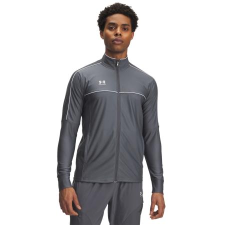 Herentrainingsjack Under Armour Challenger Castlerock / Wit XL
