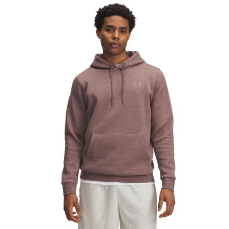 Under Armour Icon Fleece Herenhoodie Maroon Mist Light Heather / Maroon Mist XL