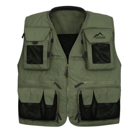 normani normani Sportbodywarmer Kajikia olijfgroen / zwart