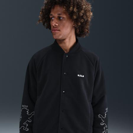 LeBron Standard Issue Therma-FIT gewatteerd jack voor heren - Zwart