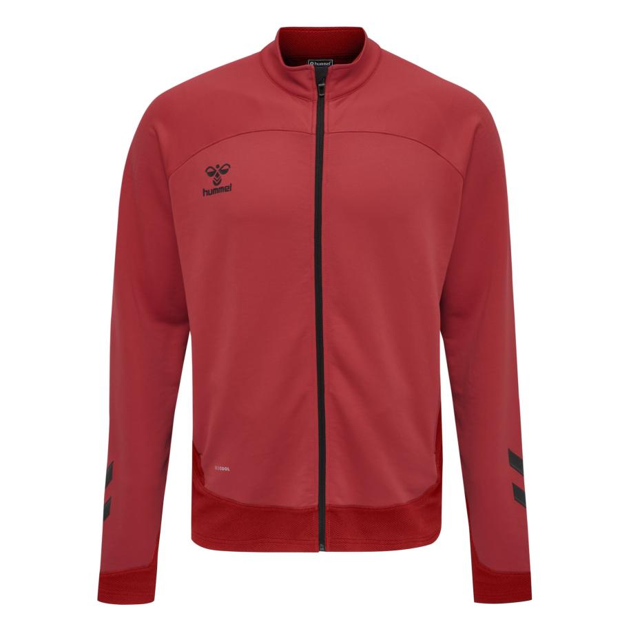 Hummel Hummel Sportsweatvest Lead roestrood / zwart -