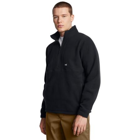 Under Armour Expanse Fleece met halve rits voor heren Zwart / Wit / Zwart M