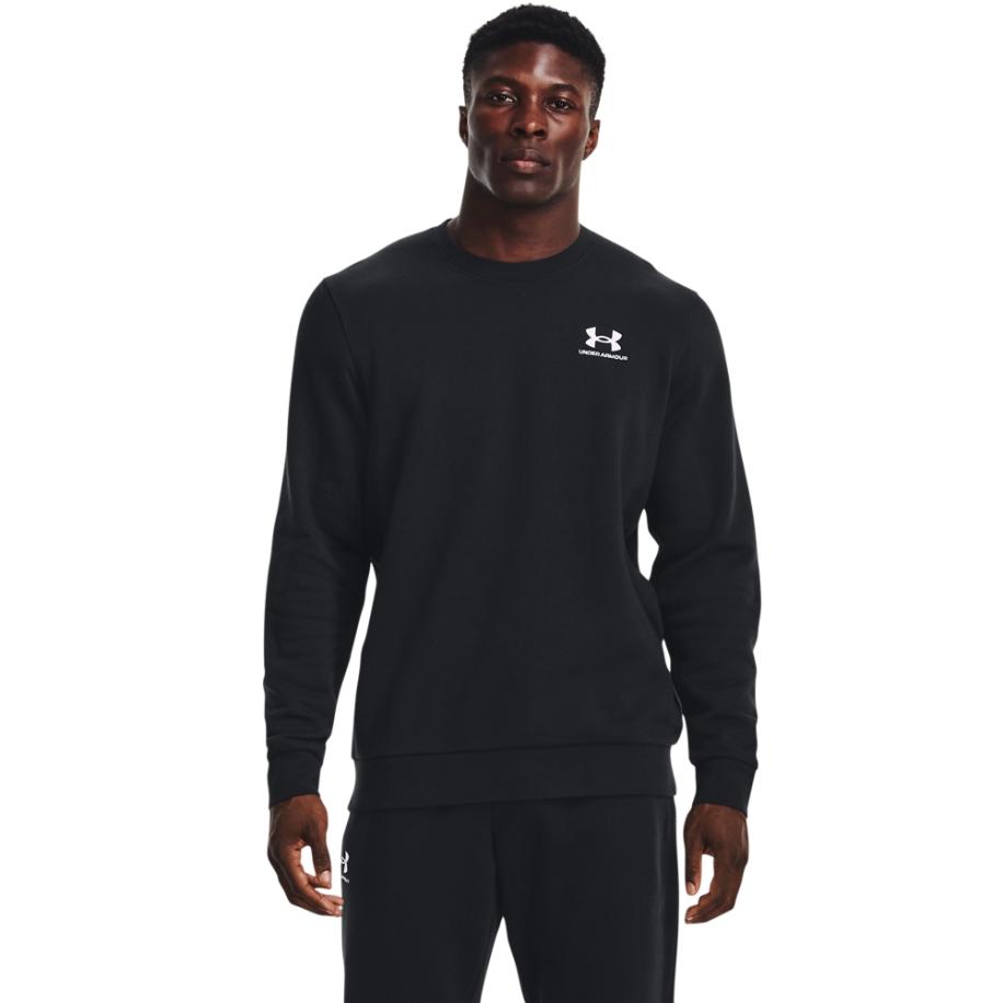 Herentrui Under Armour Icon Fleece Crew Zwart / Wit XL Zwart