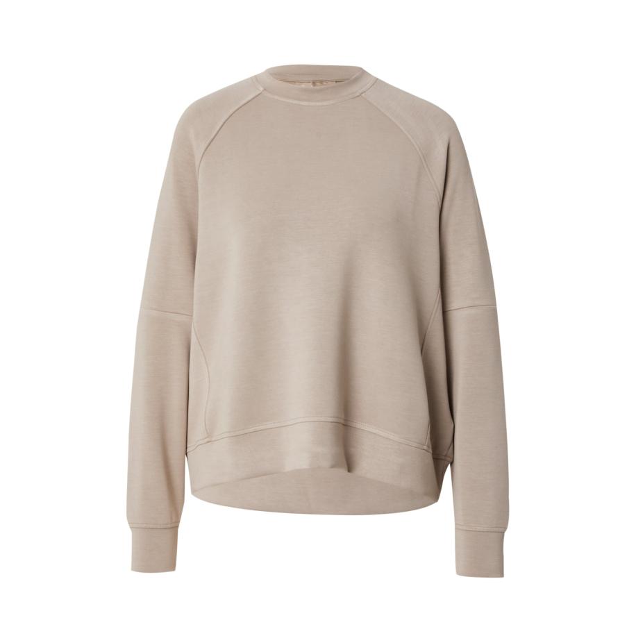 Athlecia Athlecia Sportief sweatshirt Jacey lichtbruin -