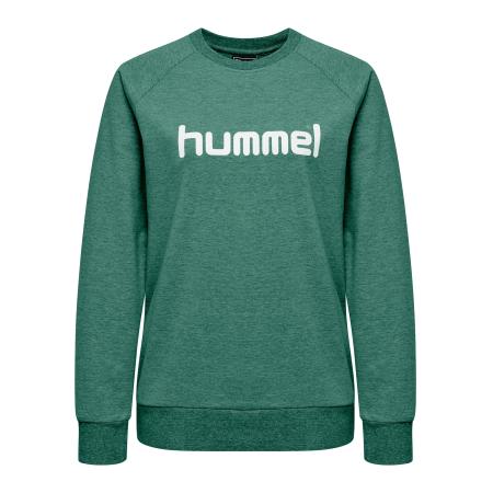 Hummel Hummel Sportief sweatshirt groen gemêleerd / wit