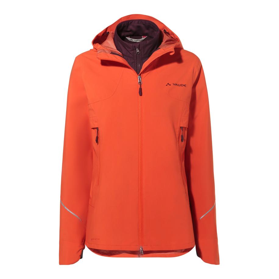 Vaude VAUDE Outdoorjas Yaras rood -