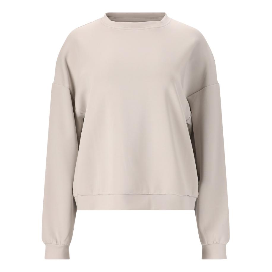 Athlecia Athlecia Sportief sweatshirt Jillnana lichtbeige -