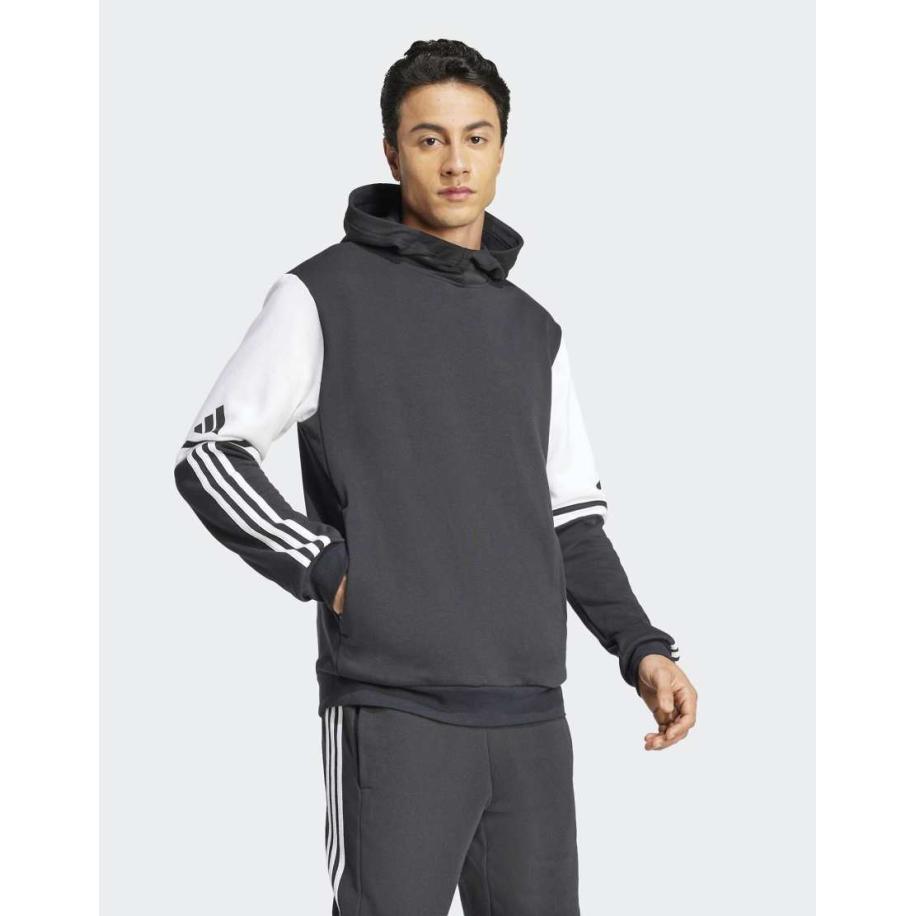 adidas performance - Squadra 25 - Hoodie van sweatstof in wit Wit