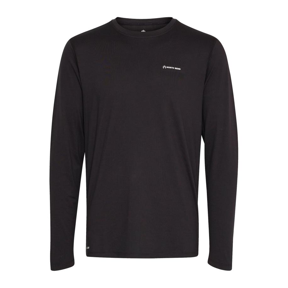 North Bend North Bend Sportsweatshirt Adreon zwart / wit -