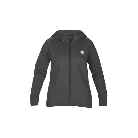 MOROTAI MOROTAI Sportief sweatvest Naka donkergrijs / wit