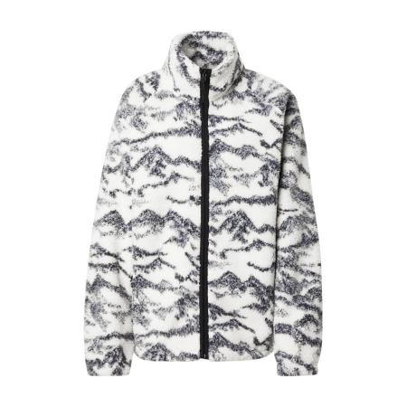 4F Functionele fleece jas crème / navy