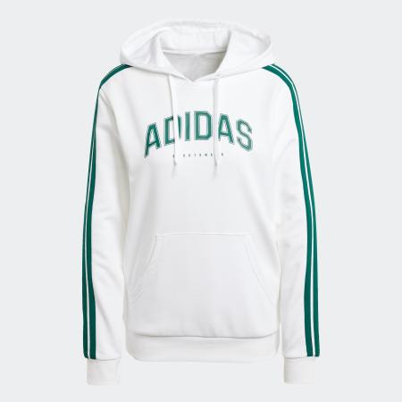 Adidas ADIDAS SPORTSWEAR Sportief sweatshirt smaragd / wit