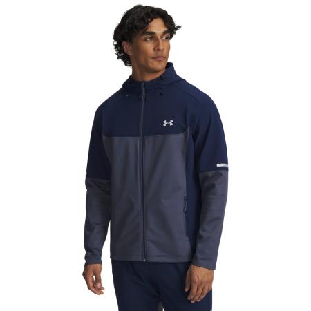 Under Armour Utility Woven Winterized Herentop met ritssluiting Academy / Downpour Grijs / Wit XL