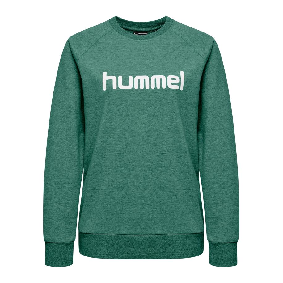Hummel Hummel Sportief sweatshirt groen gemêleerd / wit -