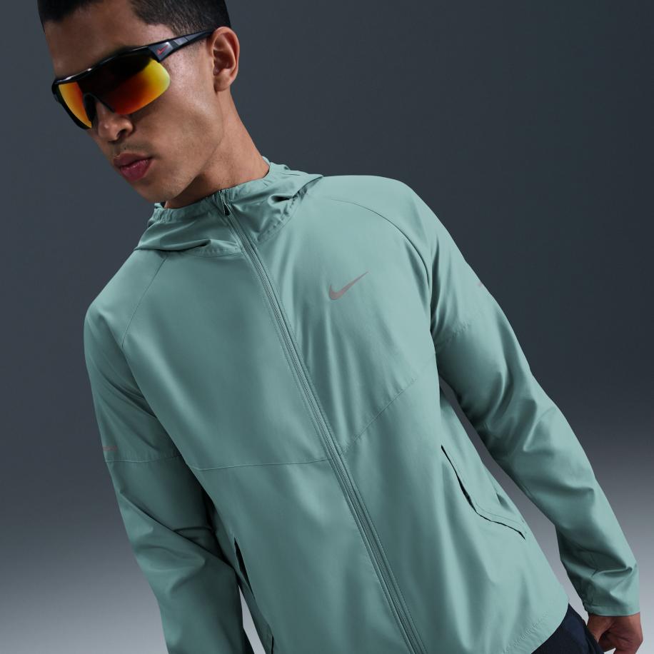 Nike Miler Repel hardloopjack voor heren - Groen Groen