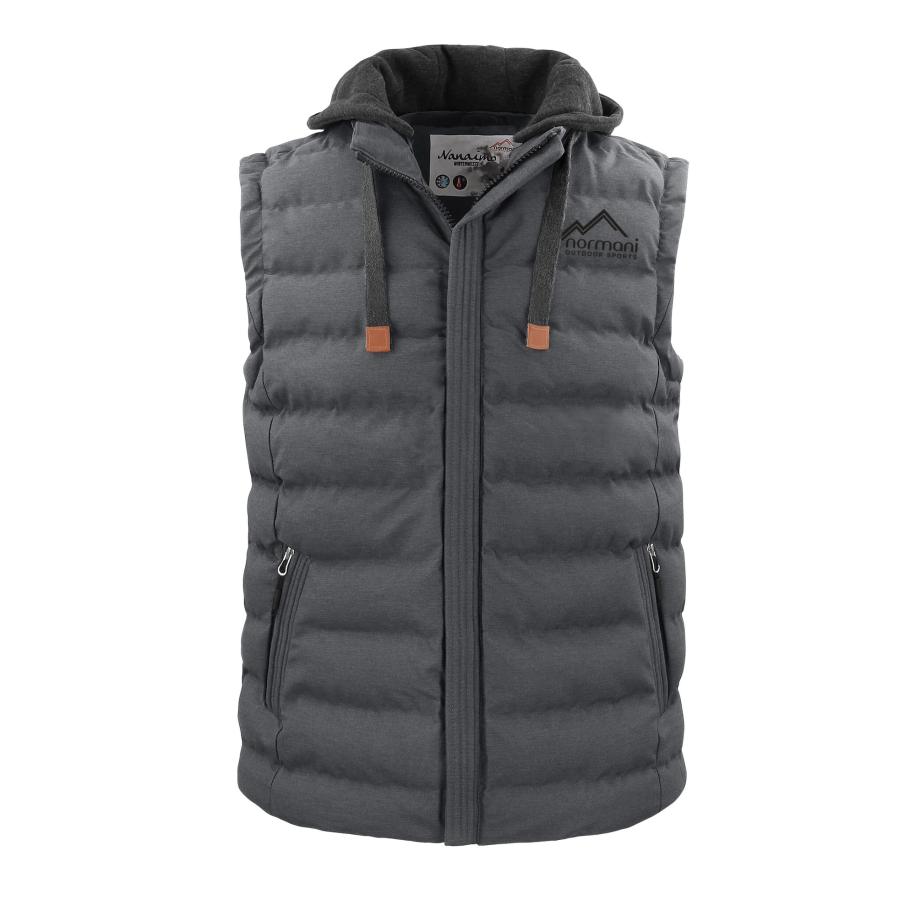 normani Sportbodywarmer Nanaimo antraciet Grijs