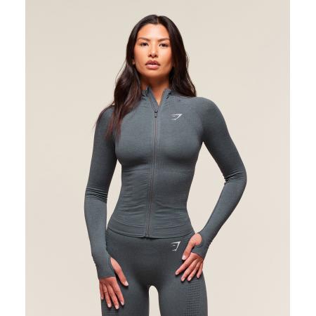 Gymshark Vital Tight Tracktop Strong Grey Marl