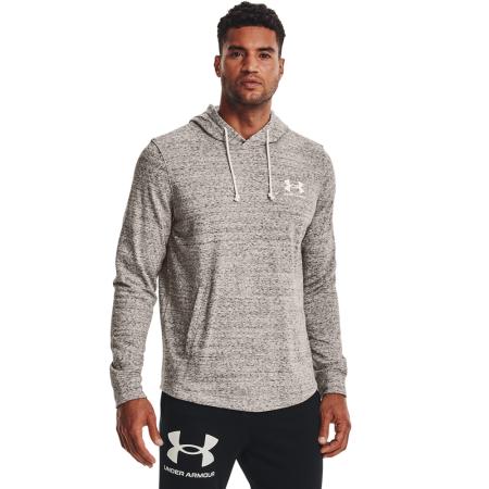 Under Armour Rival Terry Herenhoodie Onyx Wit / Onyx Wit M