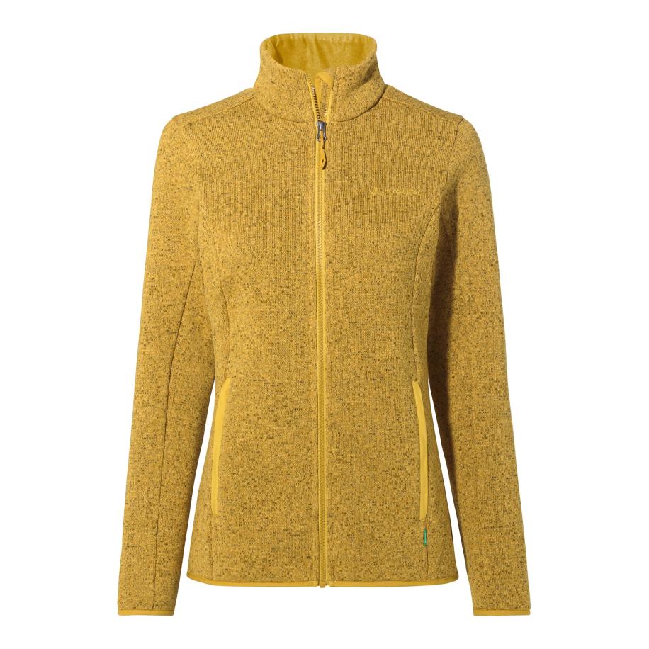 Vaude VAUDE Functionele fleece jas Rienza mosterd -