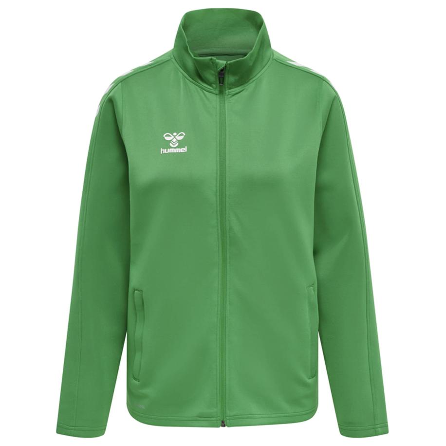Hummel Hummel Sportief sweatvest Poly grasgroen / wit -