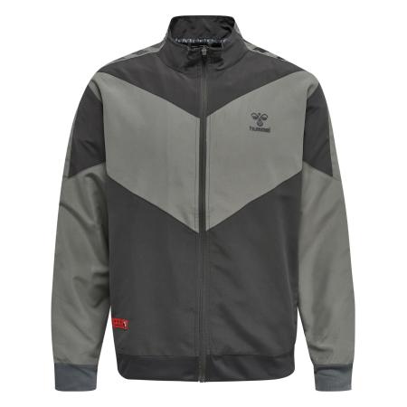 Hummel Hummel Sportjas grijs / grafiet / rood