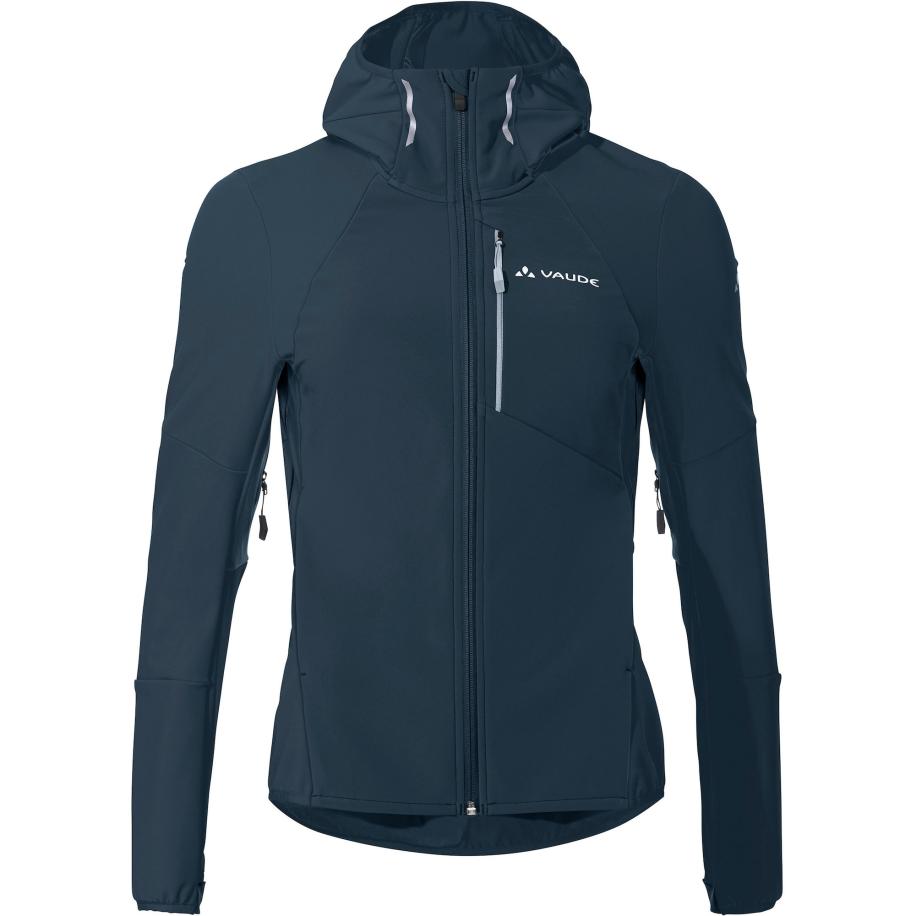 Vaude VAUDE Outdoorjas Larice IV donkerblauw / wit -