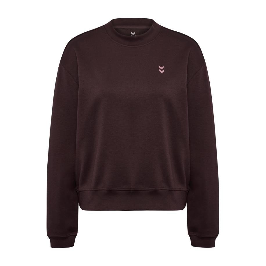 Hummel Hummel Sportief sweatshirt kastanjebruin -