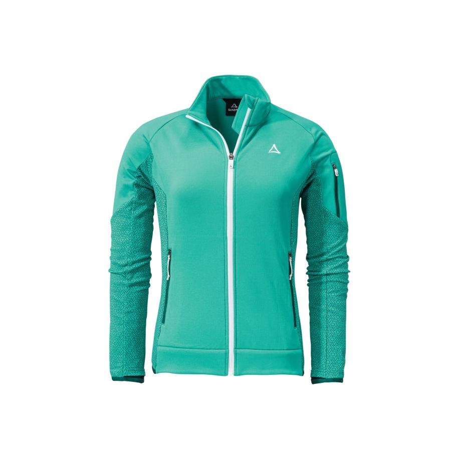 Schöffel Schöffel Functionele fleece jas groen -