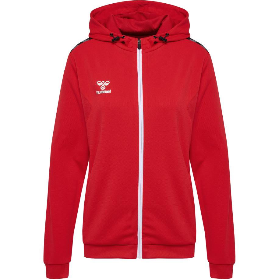 Hummel Hummel Sportief sweatvest AUTHENTIC cranberry / zwart / wit -