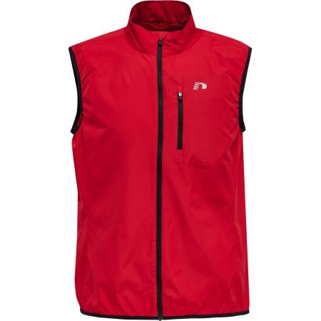 Newline Newline Sportbodywarmer grijs / donkerrood / zwart
