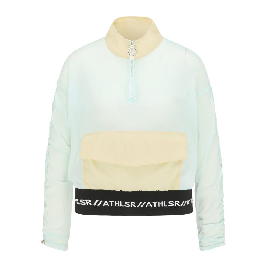 MyMo ATHLSR myMo ATHLSR Outdoorjas beige / lichtblauw / zwart -